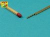 Aber KR-10 Kwadratowe pręty mosiężne 1,0mm długość 245mm x 2 szt. / Brass square rods 1,0mm length 245mm x2 pcs.